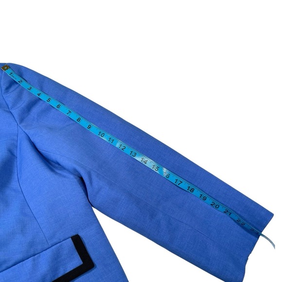 Le Suit Separates 16W Blue/Black Dress Jacket Career Formal Event Church Money - Picture 4 of 8